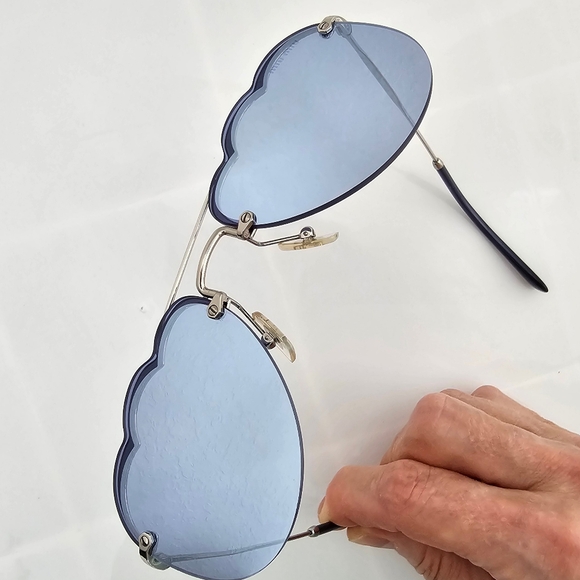 Miu Miu Cloud Aviator Sunglasses - Picture 11 of 17